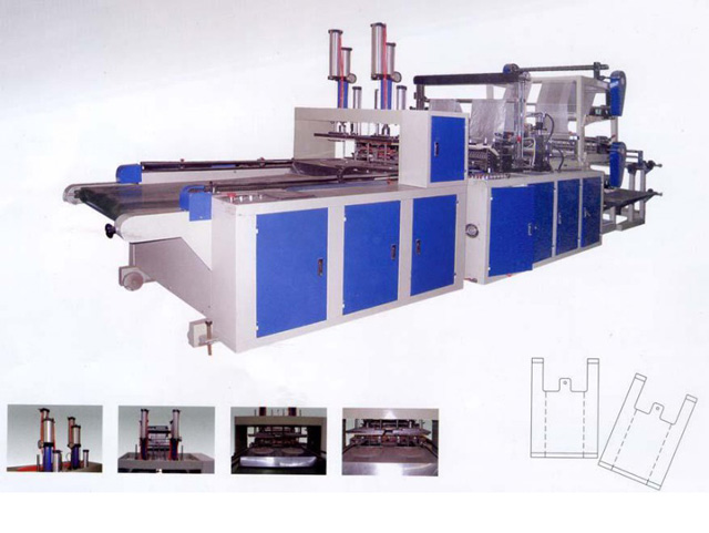 全自動雙道高速制袋機(jī)（背心袋）